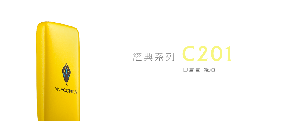 USB 2.0經典款-黃色